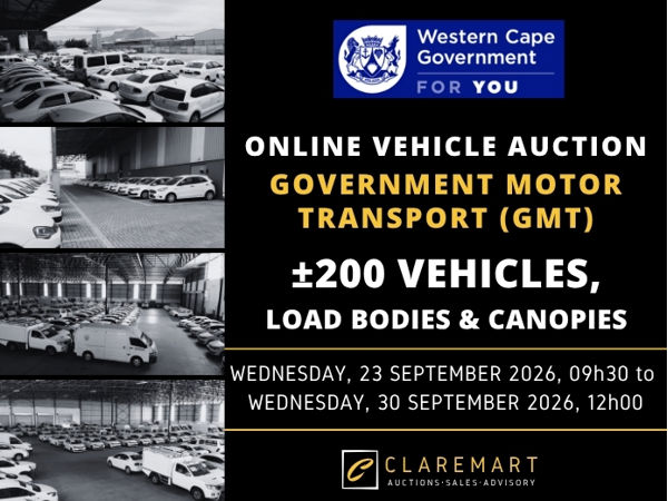 WC GOVERNMENT MOTOR TRANSPORT 23 - 30 SEPT 2026